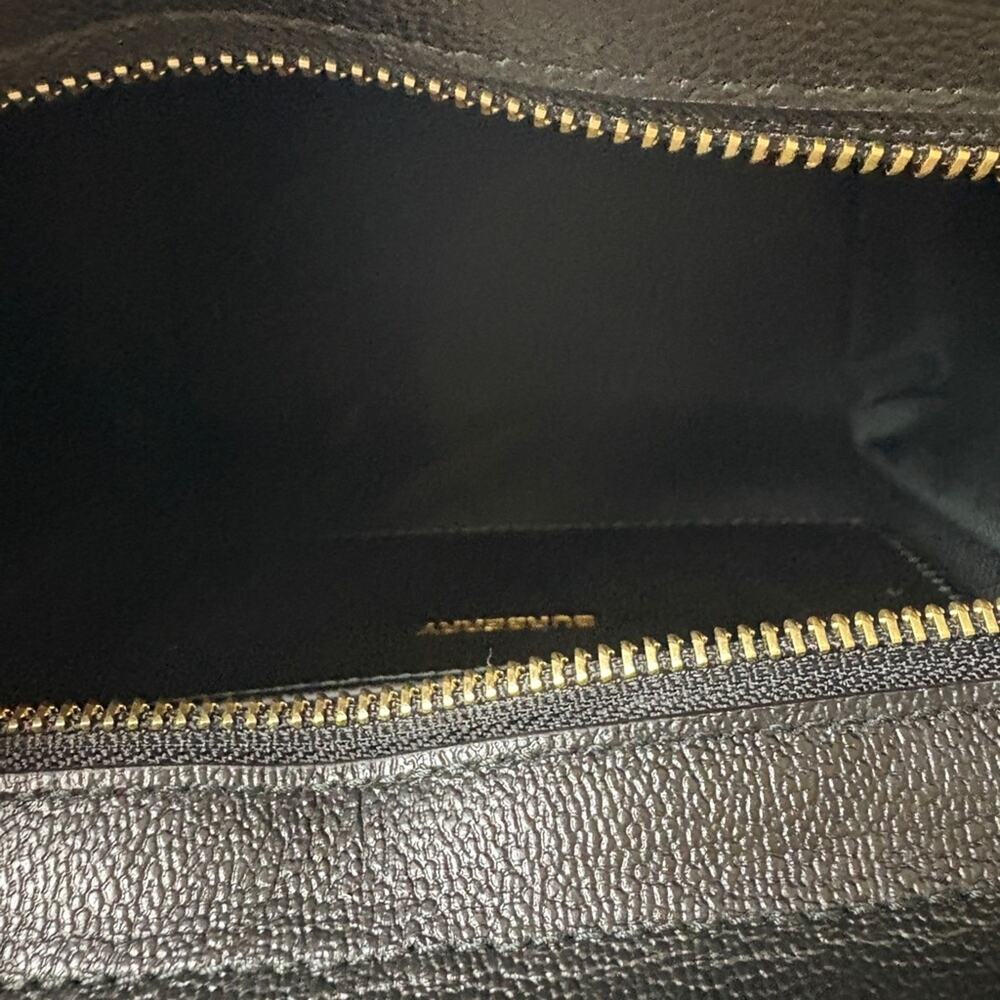 SALE ENDS 10/1 Burberry Black and Tan banwell small top handle Bag NW - Picture 9 of 11